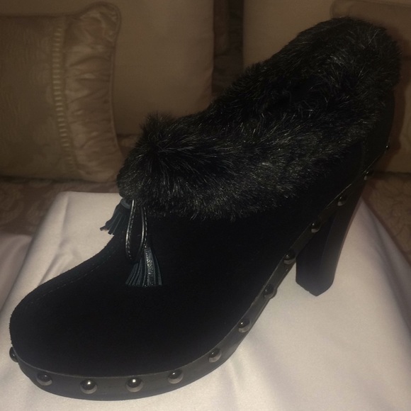 Colin Stuart “Super Sexy” Black Ankle Boots - Picture 1 of 8